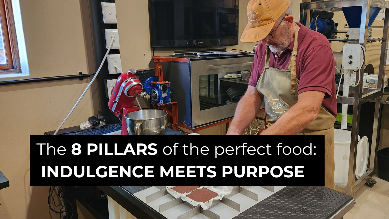 The 8 PILLARS of the perfect food: INDULGENCE MEETS PURPOSE